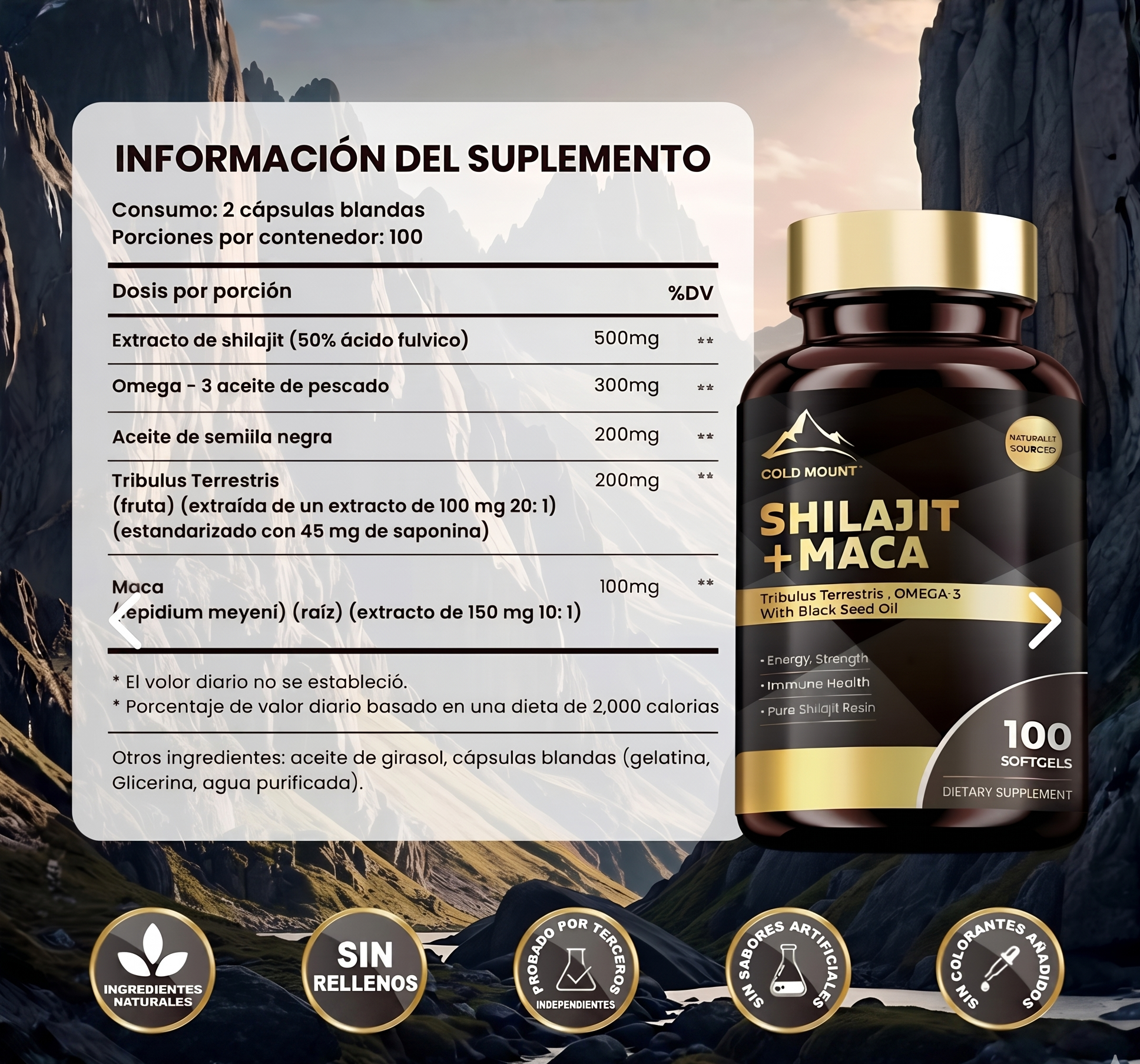 ORIGEN - Shilajit & Maca Complex