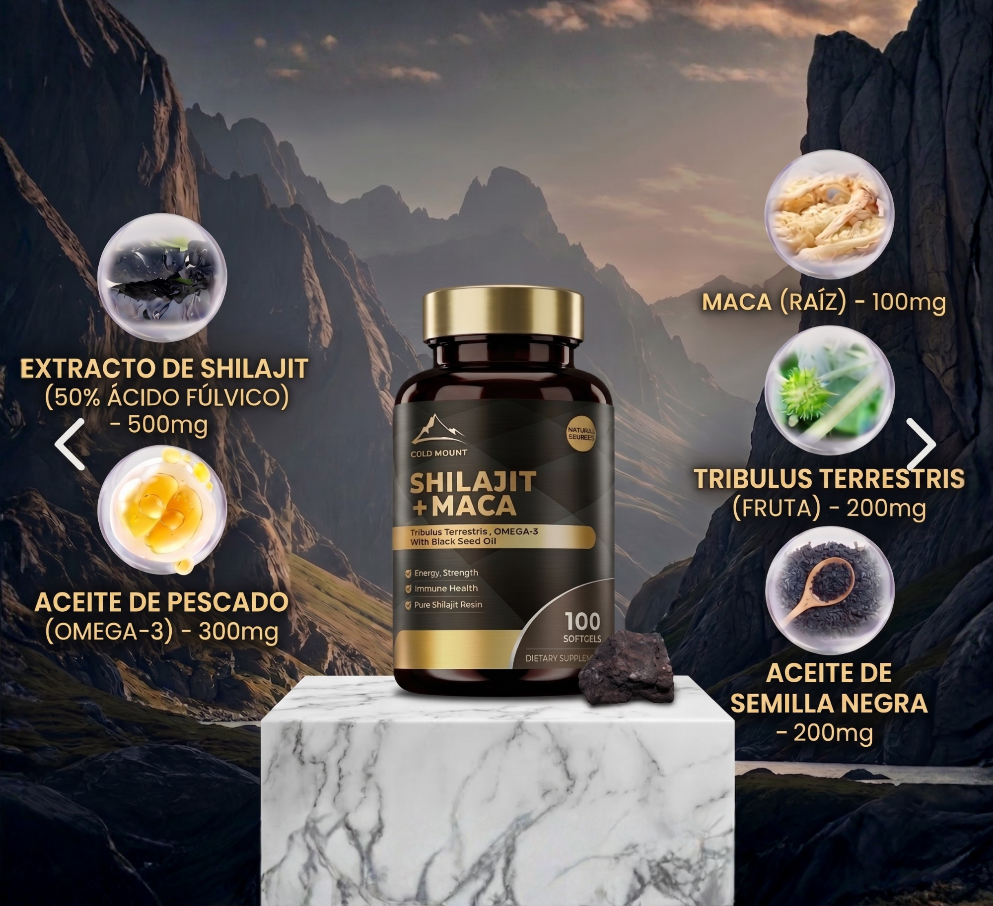 ORIGEN - Shilajit & Maca Complex